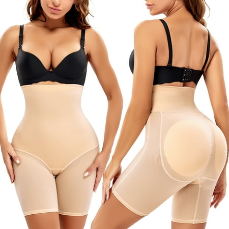 

MOLUTAN Shapewear for Women Padded Butt Lifter Panties High Waist Trainer Tummy Control Body Shaper Hip Enhancer Thigh Slim