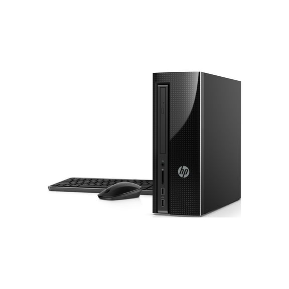 HP Slim Desktop Tower, Intel Core i3 - 7th Gen, 8GB, 1TB, DVD, Black, 270-p043w