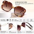 thumbnail image 6 of FEISEDY Oversized Butterfly Sunglasses for Women Fashion Charming Ladies Sunglass B2705, 6 of 14