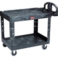 thumbnail image 1 of Carro de Servicio Rubbermaid Commercial RCP9T66BLA de 2 Estantes, 300 lb de Capacidad, Rubbermaid FG9T6600BLA, 1 of 2