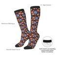 thumbnail image 6 of Fotbe Leaves Flower print Women's Men's Novelty Crew Socks Cotton Socks Knee High Socks for Walking,Running,Nurses,Pregnancy, 6 of 8
