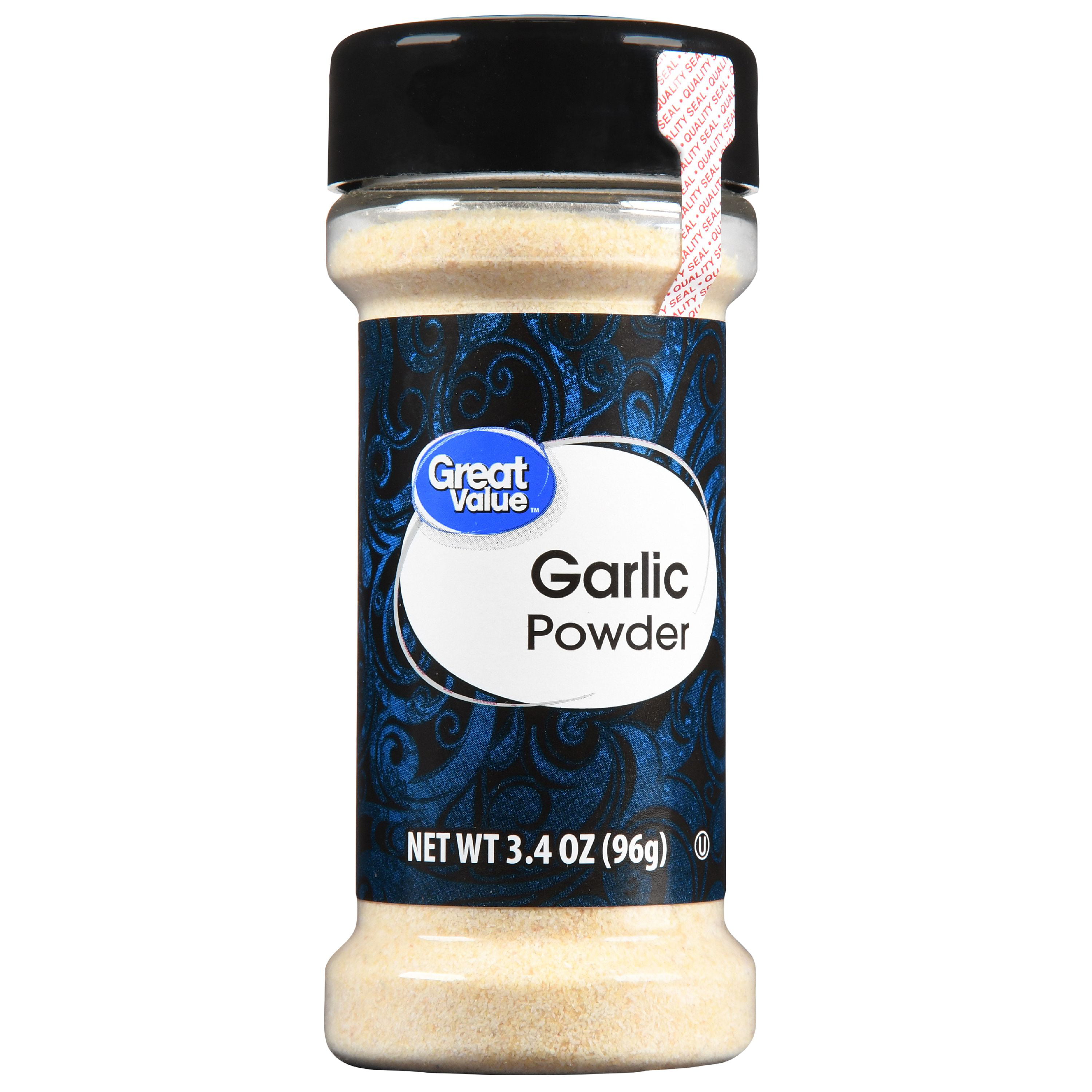 (2 pack) (2 Pack) Great Value Garlic Powder, 3.4 oz
