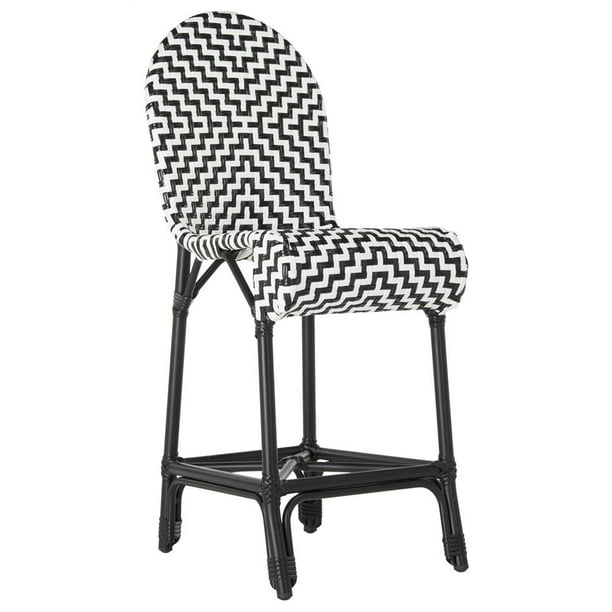 Safavieh Shea Outdoor French Bistro, French Bistro Rattan Counter Stool