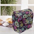 thumbnail image 3 of Floral Stand Mixer Cover, Graphic Plant Silhouettes Along Polka Dots and Irregular Shapes, Kitchen Appliance Organizer Bag Cover with Pockets, 5 Quarts, Dark Purple and Multicolor, by Ambesonne, 3 of 4
