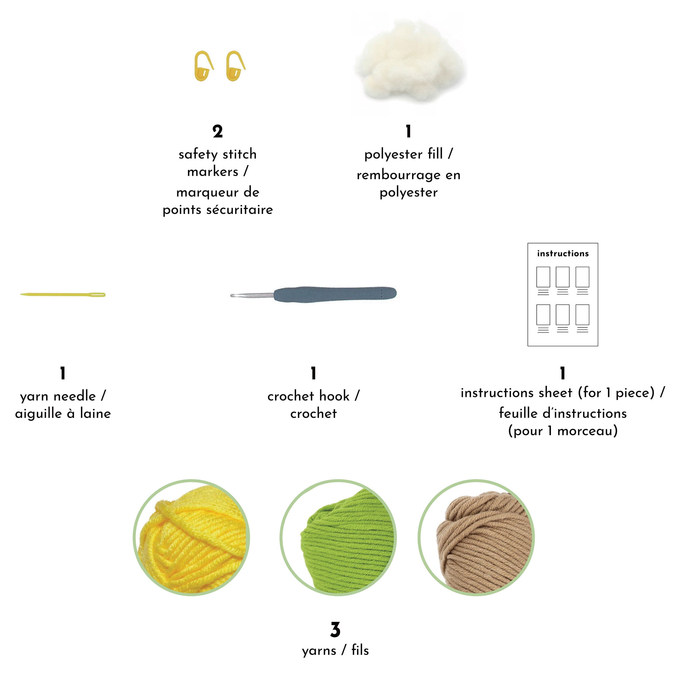 UNIQUE CREATIV CRAFT Crochet Kit – Cactus, 1 pc, Age 8+, Intermediate, 14×13×14 cm, CROCHET KIT CATUS