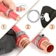 thumbnail image 3 of 131PCS Single Ear Hose Clamps, Stainless Steel PEX Clamps, Stepless Clamps for Pipe Fittings, Compression Ring Clamps, 3 of 5