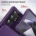 thumbnail image 4 of for Samsung Galaxy S24 Ultra Case Premium Leather RFID Blocking Wallet with Card Holder, Back Flip Cover Kickstand Magnetic Closure Shockproof Heavy Duty Case for Samsung Galaxy S24 Ultra,Purple, 4 of 8