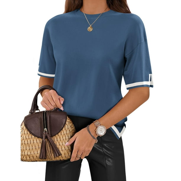 Jersey Punto Mujer Zeagoo - Cuello Alto Manga Larga Otoño Invierno