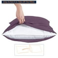 thumbnail image 5 of HNB Store 1000 TC Egyptian Cotton RV King Bed Sheet Set Include's - 18" inch Deep Fitted Sheet | 1 Flat Sheet | 2 Pillowcases | Plum, 5 of 6