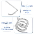thumbnail image 4 of LOLIPPYY Stainless Steel Mop Bucket with Spring, 4 Pieces Set, Compact Size 3.0 x 2.4 x 1.6 Inches for Easy Cleaning, 4 of 10