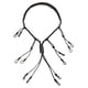 thumbnail image 5 of Cordones de La Del Del de La Del Depredador con 12 Lazos Ajustables Negro Macarena Cordón de silbato de pato, 5 of 8