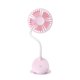 thumbnail image 1 of leyfeng Ventilador con clip, ventilador pequeño con carga USB, ventilador de escritorio silencioso, ventiladores de refrigeración para cochecito de bebé, portátil flexible, 1 of 8