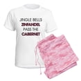 thumbnail image 6 of CafePress - Funny Christmas And Wine Women's Light Pajamas - Women's Short Sleeve Print T-Shirt and Pants Light Cotton Pajama Set, 6 of 7