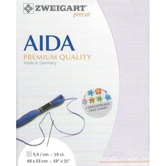 Zweigart Precut Stern-Aida 14 count Lavender Bliss 3706/5050
