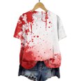 thumbnail image 6 of YDFCWXW Halloween Shirts for Women Halloweens Graphic Tees Tops Womens Clothing Red, XL, 6 of 6