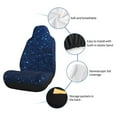 thumbnail image 6 of Sikiie Sparkling Blue Glitter Car Seat Covers 2PCs Front Car Seat Covers Universal fit for Most Cars SUVs and Trucks-2 PCS, 6 of 9