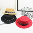 thumbnail image 5 of Estilo Otoño e Invierno Retro Sombrero Británico Sombrero de Copa Plano Sombrero de Copa Lazo Cinta Sombrero de Moda Jazz para Hombres y Mujeres Sombrero Casual, 5 of 5