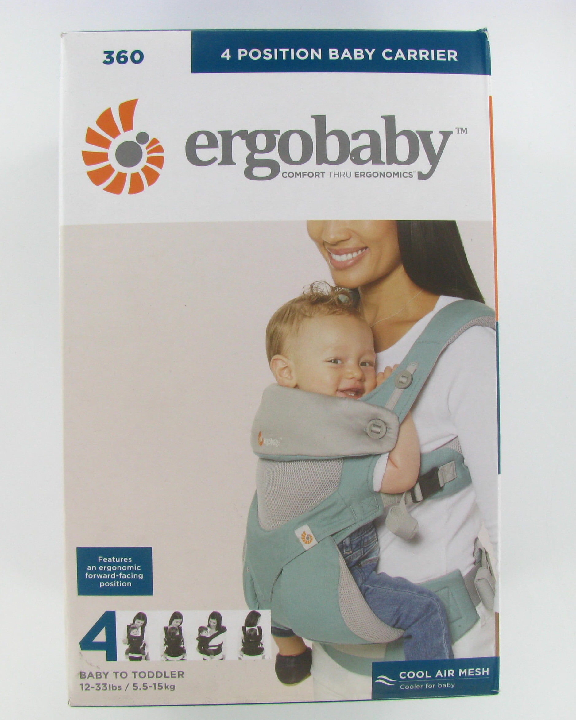 ergobaby all position 360 cool air mesh baby carrier