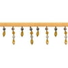 Wrights Old Self-Adhesive Diamond Bead Trim-Gold