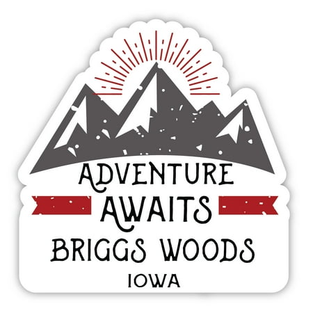 

Briggs Woods Iowa Souvenir 4-Inch Magnet Adventure Awaits Design
