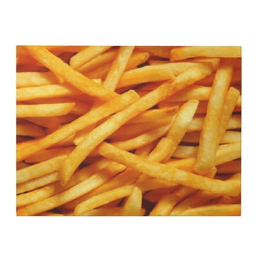 French Fries Canvas Wall Art Prints Wall Art Wall Hanging Painting For Home Decor 11.8 x 15.7 in