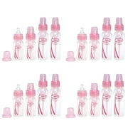 Dr. Browns Pink Bottles 4 Pack (2 - 8 oz bottles) and (2 - 4 oz bottles) (Pack of 4) + Schick Slim Twin ST for Dry Skin