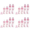 Dr. Browns Pink Bottles 4 Pack (2 - 8 oz bottles) and (2 - 4 oz bottles) (Pack of 4) + Facial Hair Remover Spring