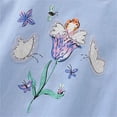 thumbnail image 6 of Gyexs Girls Blue Tank Top Set Size 2T-3T Cute Cartoon Printed Sleeveless Tops Shorts 2 Piece Summer Outfits(Flower, X14-Light Blue, 2-3 Years), 6 of 6