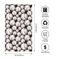 thumbnail image 2 of Pofeuu Cute Baseball Print Hand Towel 27.5" x 16" Soft Absorbent Towel for Bathroom SPA Gym Hotel, 2 of 6