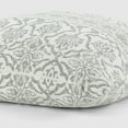 thumbnail image 3 of Noble Linens Elegant Cotton Decor Throw Pillow in Artic Antique Floral Pattern, 3 of 9