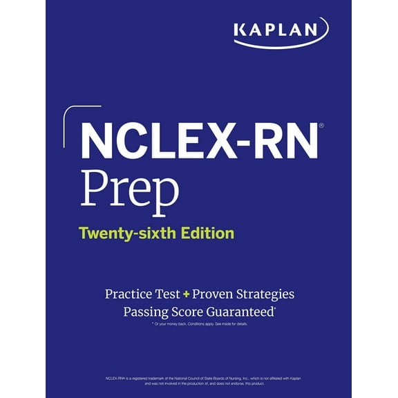 Kaplan Test Prep Nclex-RN Prep, Twenty-Sixth Edition (2026): Includes 1 Full Length Practice Test   Proven Strategies, (Paperback)
