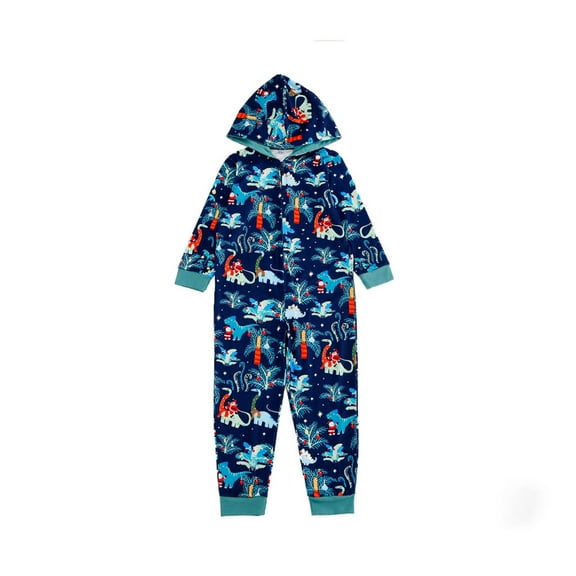 MuZeFu Pajamas for Boys Size 6-8 New Christmas Family Wear Printed Family European and Pajama Suit Baby