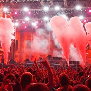 Vertical Smoke Fog Machine With Lights LED 1500W Floor Fogger DJ Equipment for Parties Stage Show Weddings Disco