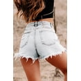 thumbnail image 4 of HLSOHJP Summer New Women's Retro Nostalgic Ripped Denim Shorts Fashion Sexy Tassel Shorts Jeans XS-L Drop Shipping, 4 of 6