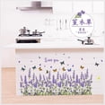 thumbnail image 2 of Adhesivos de pared con flores de lavanda y mariposas Love You, 60 x 105 cm, 2 of 2