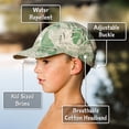 thumbnail image 3 of JAN & JUL Boys' Quick Dry Sun Cap, Water Resistant Baby Sun Hat for Swimming (Jungle Safari, M: 3-24 Months), 3 of 5