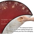 thumbnail image 2 of GZHJMY Christmas Golden Snowflakes Christmas Tree Mat, Round Christmas Tree Stand Mat Decoration for Holiday Party Home Christmas Day Ornaments Floor Door, 28.3", 2 of 6