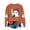 Orange B, variant on Halloween Clothes Womens Cotton Crewneck Graphic Sweatshirt Cute Ghost Pumpkin Print Long Sleeve Pullover Tops (XL, Orange E)