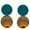 CL5, variant on African Earrings Ankara Earring Circle Shape Print Earring For Women Handmade Dangle Jewelry