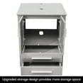 thumbnail image 2 of FULLWATT 24 in Bathroom Vanity Cabinet Storage Mirror Vessel Sink Faucet Pop up Drain New, 2 of 7