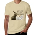 thumbnail image 1 of Nuevo, qué momento para estar vivo y cabras gritando, camisetas negras, camisetas de anime, camisetas de gran tamaño para hombres, 1 of 5