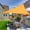 Orange, variant on Giunmcul Outdoor Sun Shade Sail Triangle 3x3x2.8m Silver Coated Sunscreen Cloth Blocks Up to 85 Percent UV for Patio Garden Pool Camping Includes Ropes