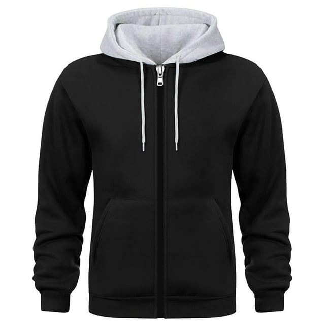 pstuiky camisetas de manga larga para hombre, Sudadera deportiva de manga larga con capucha y bolsillos múltiples para hombre, estilo cargo, informal, para entrenamiento camisetas de hombre l