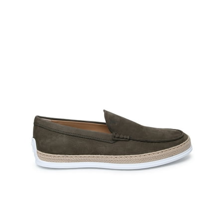 

Tod s Man Green Leather Loafers