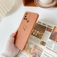 thumbnail image 3 of for Galaxy A21s Case 6.5"(Not fit A21/S21), Cute Bling Plated Gold Love Heart with Anti-Fall Camera Lens Cover Protection Soft Anti-Fingerprint Anti-Dust Phone Case for Galaxy A21S - Brown, 3 of 6