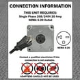 thumbnail image 7 of Comfort Zone 240V Portable 3600Watt Industrial Heater, 7 of 7