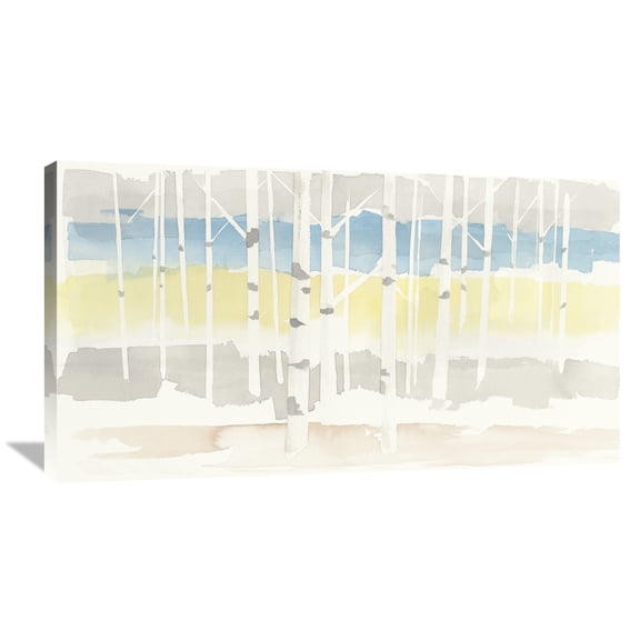 Global Gallery Avery Tillmon 'Springlake Aspens Crop' Canvas Wall Art