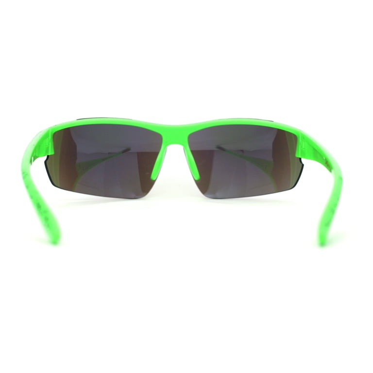 Mens Xloop 80s Color Mirror Half Rim Sport Plastic  display picture 1