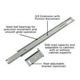 thumbnail image 3 of Hickory Hardware 16 Inch Center Mount Drawer Slide - Cadmium P1029/16-2C, 3 of 6