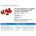 thumbnail image 2 of Rear Leaf Spring Bushing - Compatible with 2006 - 2008 Dodge Ram 1500 Extended Crew Cab Pickup 2007, 2 of 2